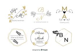 Every font is free to download! Free Vector Beautiful And Elegant Logo Or Logotype Set For Wedding Or Florist