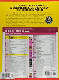 The hot 100 is the united states' main singles chart, compiled by billboard magazine based on sales, airplay and streams in the us. Billboard Hot 100 Charts The 2000s Whitburn Joel 0884088574680 Amazon Com Books