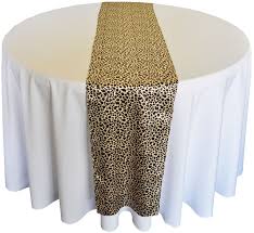 Leopard Animal Print Satin Table Runners Wholesale Leopard Print Wedding Cheetah Print Wedding Leopard Wedding