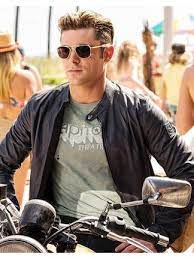 Baywatch Matt Brody Leather Jacket Jackets Coats Jackets Men Fashion Blue Leather Jacket Leather Jacket Men