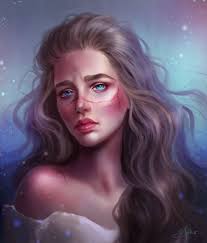 Scarred By Sandrawinther Digital Portrait Art Digital Art Girl Realistic Art