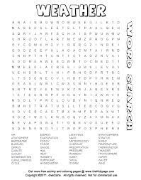 The best find a word on the web. Weather Word Search Free Printable Learning Activities For Kids Printable Colouring Sheets