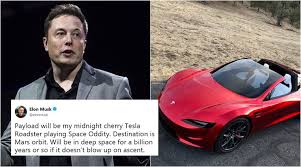 Along with the dummy mannequin dubbed starman. Elon Musk Plans To Launch A Car Tesla Roadster To Mars And Tweeple Lost Their Mind Trending News The Indian Express