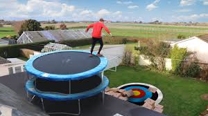 Trampoline Roof Jumping Youtube