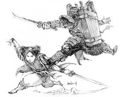 Artstation The Dual Peter Han Character Drawing Illustration Character Design Artwork