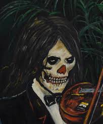 The Red Violinist 2023 Acrylic