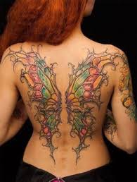 Light bulbs.which represent creativity, no more darkness, and all is bright. 50 Butterfly Tattoos With Meanings 2d 3d Fmag Com