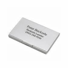 Find great deals on ebay for business card holder personalized. Gunmetal Finish Business Card Holder Executive Gift Shoppe