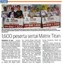 Ini rupiah indonesia dan ringgit malaysia konverter up to date dengan nilai tukar atas 13 juni 2021. 1600 Sertai Matrix Titan Utusan Malaysia Matrix Concepts Holdings Berhad
