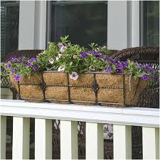 72 charleston rail top planter at flower window boxestm we are setting the standard for deck railing planter boxes everywhere with our products' unbeatable quality and durability. How To Add Fabulous Curb Appeal With Flower Box Ideas
