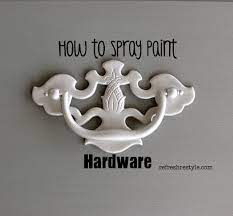 Check spelling or type a new query. How To Spray Paint Hardware Refresh Restyle