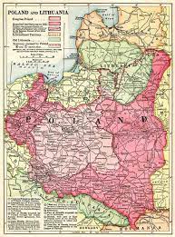 Vintage europe map warsaw old town map map of poland with villages breslau map poland 1860 map detailed map of poland partitions of poland map congress poland map szczecin poland map. 1921 Funk Wagnall S Poland And Lithuania Showing Unsettled Boundaries Map Poland Lithuania Historical Maps Old World Maps Map