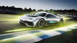 The performance hybrid will produce over 1,000 horsepower at a maximum speed of over 350 km/h. Showcar Mercedes Amg Project One