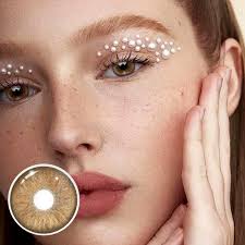 Coleyes Echo Brown Yearly Prescription Colored Contacts