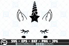 Download Unicorn Face Svg Unicorn Svg Cute Unicorn Svg Cut Files By Crafty Files Thehungryjpeg Com