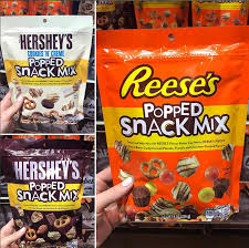 Hersheys Reese S Popped Snack Mixes Snacks Snack Mix Recipes Snack Mix