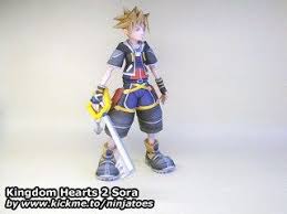 Posts About Kingdom Hearts On Ninjatoes Papercraft Webpage Kingdom Hearts Free Paper Models Kingdom
