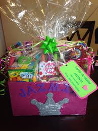 Gift Basket I Made For 8 Year Old Girl Giftideasforkids Girl Gift Baskets Little Girl Gifts Diy Girl Gifts