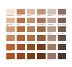 15 word pantone color chart templates free download free