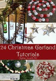 24 Holiday Garland Tutorials Diy Christmas Garland Holiday Garlands Christmas Garland