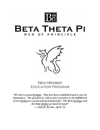 In finance, the beta (β or market beta or beta coefficient) is a measure of how an individual asset moves (on average) when the overall stock market increases or decreases. Model Pledge Program Beta Theta Pi