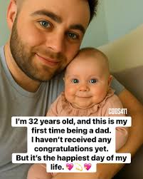 Today, the world looks the same… But for him, everything is different. At  32, he held his first child in his arms — no confetti, no balloons, no  cheering crowd. Just the