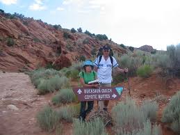 Two short stretches of narrow canyon lead to the confluence with buckskin gulch, where visitors can observe a petroglyph panel before continuing into the buckskin. Wire Pass Ut Hike