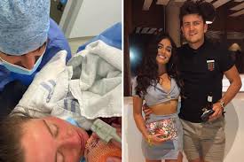 England wags party into ancient hours with becky vardy. Man Utd Captain Harry Maguire And Fiancee Fern Hawkins Welcome Second Child Goalball