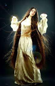 Long Hair Girl Shows Off Her Floor Length Hair Girls With Very Long Hair Long Hair Girl Hair Lengths Long Shiny Hair