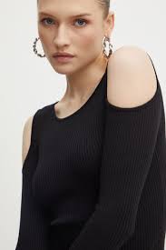 Šaty Guess EMELY černá barva, mini, W4YK08 Z3FF0