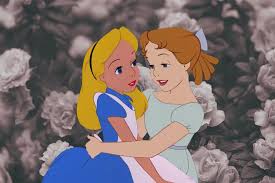 Alice And Wendy On We Heart It Disney Princess Wallpaper Disney Cartoon Characters Disney Kids