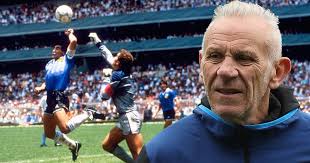 The no.10 skipped past glenn hoddle and then squeezed in between two more england players before sliding a pass out to. It S Not The Hand Of God It S The Hand Of A Cheating B D And It Still Gives Me Nightmares Says Peter Reid Mirror Online