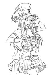 League Of Legends Caitlyn By Fallingillusion Deviantart Com On Deviantart People Coloring Pages Steampunk Coloring League Of Legends