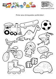 Colorir Desenho Dia Das Criancas Pinte Brinquedos Desenhos Para Colorir Smartkids