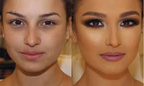 six dramatic makeup transformations