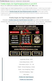 #angkamain #hklivedraw #hkmalamini #gamefbbattleship17 juni 2021 silahkan bosqu dicocokkan lagi dengan rumus andaprediksi hk malam ini 4d, prediksi hk hari i. Prediksi Angka Jitu Togel Hongkong Kamis 6 Juni 2019