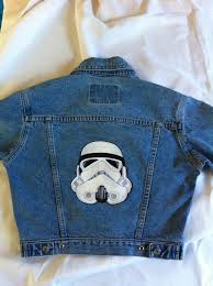 Hand Painted Empire Inspired Denim Jacket Star Wars Jacket Denim Jacket Painted Denim