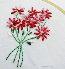 Learning to embroider is not as tough as you might think! 10 Super Easy Flower Embroidery Designs Sew Guide Embroidery Flowers Flower Embroidery Designs Simple Embroidery