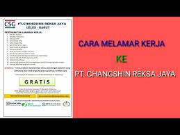 Maybe you would like to learn more about one of these? Umr Pt Chang Shin Garut Pt Changshin Reksa Jaya Home Facebook