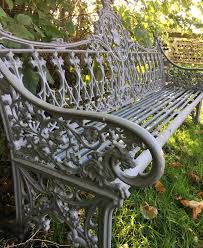 We have a lovely assortmen… Original Coalbrookdale Gothic Bench Fabulous Example Six Foot Long With Cast Iron Slats F Cast Iron Garden Furniture Cast Iron Patio Furniture Garden Bench