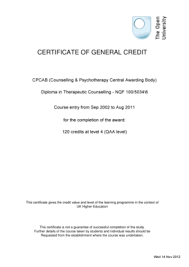 List of the best free online courses with ratings, skills, course provider and enrollment link. Fillable Online Www3 Open Ac Cpcab Counselling Psychotherapy Central Awarding Body Www3 Open Ac Fax Email Print Pdffiller