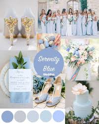 Pantone Colours Of The Year Our Favourite Ideas For Ways To Use Serenity Blue In Your Wedding Wedding Theme Colors Spring Wedding Colors Blue Themed Wedding