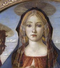 Detail Of The Virgin & Child W Saint John & Angel Sandro Botticelli 1490 by  Vintage Lavoie