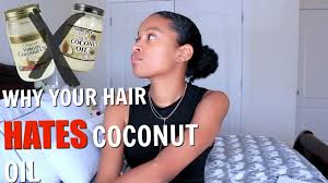Find out how your hair can benefit from the moisturizing, detangling, and protective properties found in coconut oil!</p. How To Tell If Your Hair Hates Coconut Oil Natural Hair Youtube