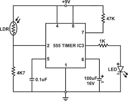 Hi im trying to change the sensitivity of this circuit. Dark Light Detector Using 555 Timer Ldr Electronics Project
