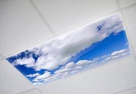 Cloud Celing Dentisty Fluorescent Light Covers Decorative Diffuser Decorative Light Covers