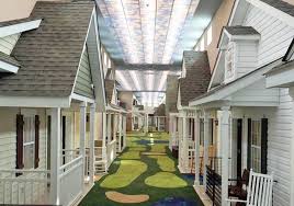 Dementia Villages The Delicate Art Of Designing To Deceive Urbanist Assisted Living Homes Assisted Living Facility Assisted Living Decor