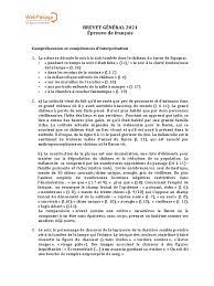 Brevet General Francais Corrige Complet | PDF | Vampires | Langues
