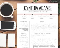 Free professional resume template psd. Teacher Resume Template Modern Resume Template Word Cv Etsy Teacher Resume Template Resume Template Word Teacher Resume