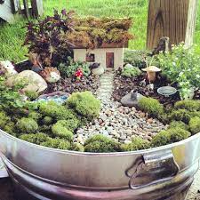 Here i share with you how to make a fairy garden for your own. Fairy Garden For Sarah And Emma Fairy Garden Miniature Garden Fairy Garden Houses
